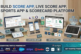 build score app, live score app, sports app and scorecard platform