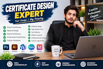 create professional diploma custom certificate