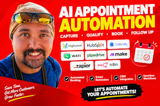 build ai appointment automation with highlevel hubspot calendly wati pipedrive