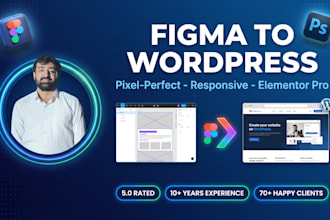 convert figma to wordpress with elementor pro, pixel perfect