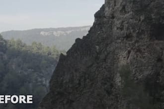 professional cinematic color grading and video editing