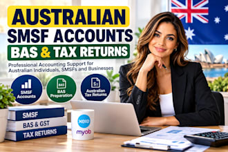 prepare smsf accounts, bas and tax returns for australian clients