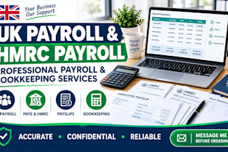 do UK payroll, bookkeeping and hmrc payroll services for your business