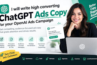 write high converting chatgpt ads copy for your openai ads campaign