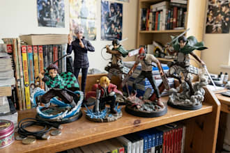 sculpt anime figurine and miniatures for printing for your collections