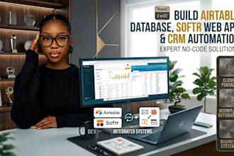 build airtable automation, database and CRM systems
