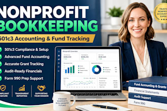 expert 501c3 accounting fund accounting nonprofit bookkeeping and form 990 prep