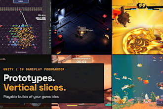 build a playable unity prototype of your game