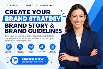 write your brand strategy, brand story and brand guidelines