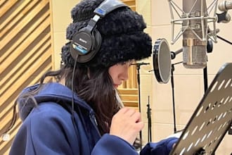 write lyrics melody and sing your hip hop or pop song female vocalist