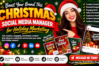 be your christmas social media manager for holiday marketing