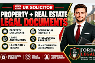 draft UK property, intellectual property, real estate, landlord,tenant documents