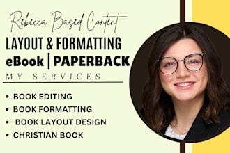 do french book editing, proofread french book, book layout design for amazon kdp