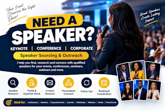 find keynote speakers, conference speakers and experts for your event