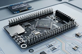 design custom stm32 embedded controller pcb and firmware