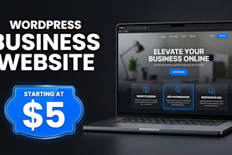 build a wordpress business website