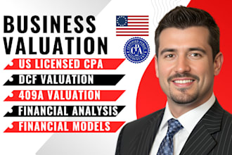 do business valuation, 409a company valuation, dcf analysis, financial modeling