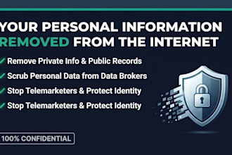 remove your personal information from the internet for privacy and security