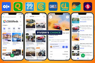 build classified app, buy sell, olx, mercari, offerup, carousel