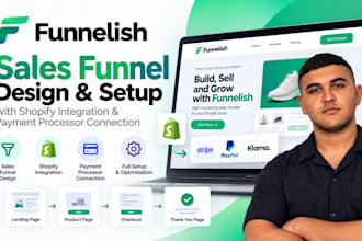 build funnelish sales funnel with shopify integration