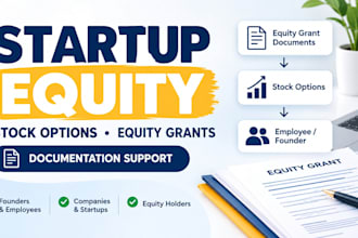 prepare startup stock option and equity grant documents