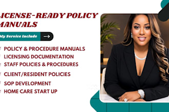 create home care, group home mental health policies and procedures for licensing