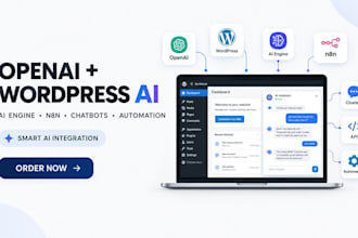 integrate openai with wordpress with ai engine, n8n, chatbots and ai automation