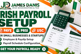 set up your irish small business payroll with paye, prsi, usc and revenue setup