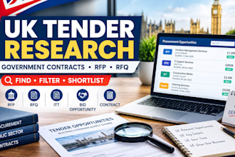 research UK tenders, government contracts, rfps and procurement opportunities