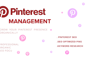 deliver pinterest marketing, SEO and organic growth