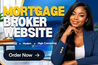 design mortgage broker website, loan officer website and mortgage website