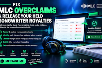 fix mlc overclaims and release your held songwriter royalties