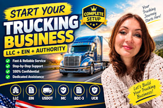 form your trucking company llc, get ein, boc3, ucr, usdot and mc authority