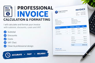 calculate and prepare your invoice