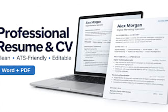 write a professional resume
