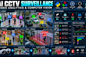 build ai cctv surveillance, video analytics and object detection