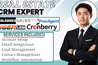 setup real geeks crm tigerlrm cronberry crm sales creatio free agent automation