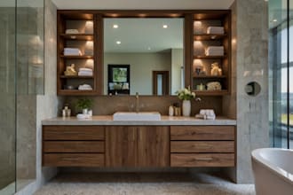 design bathrooms with floor plans, vanity cabinetry, elevation, sections
