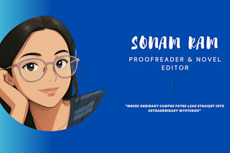 proofread and line edit your novels
