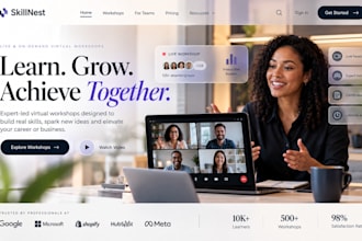 build squarespace vitual workshop webinar platform website online seminar site
