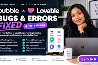 fix bubble lovable bugs broken workflows UI issues API saas and database errors