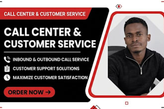 be call center, customer service, inbound and outbound call service