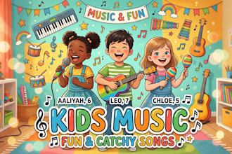 produce kids music nursery rhymes for children