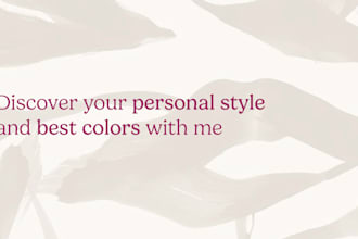 be your personal stylist for color analysis and authentic style