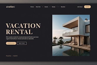 vacation rental direct booking website booking confirmation bnb website section