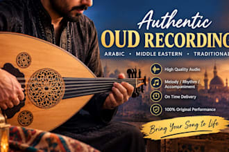 record authentic oud, middle eastern and traditional instrument tracks