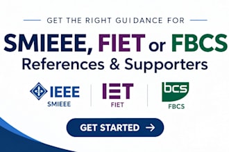 assist with fiet smieee fbcs references and supporters