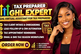 build and fix gohighlevel crm, intake, reminders for tax and accounting firms