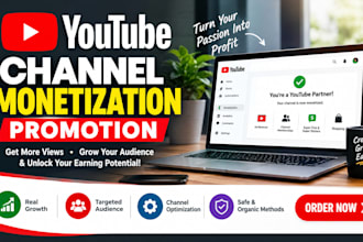 do compiete  youtube channel monetization promotion