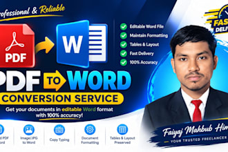convert PDF to word and scanned PDF to editable word